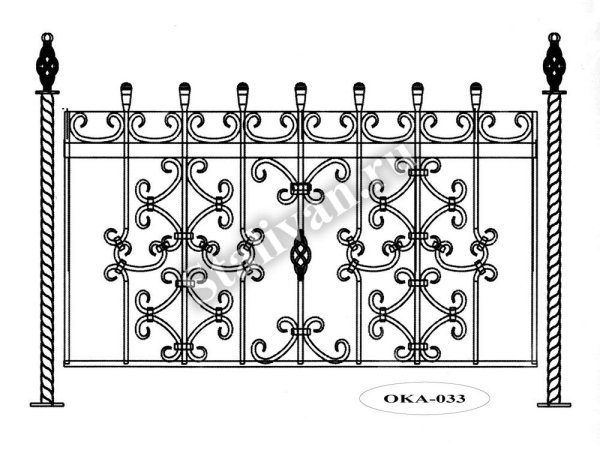 Ажурные ограды эскизы