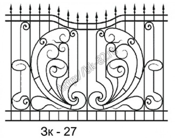 Ажурные ограды эскизы
