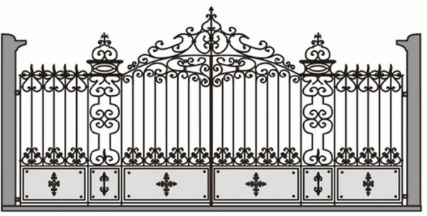 Кованые ажурные ограды