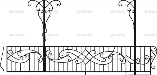 Ажурный забор