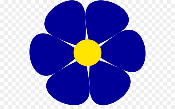 Цветочки синего цвета