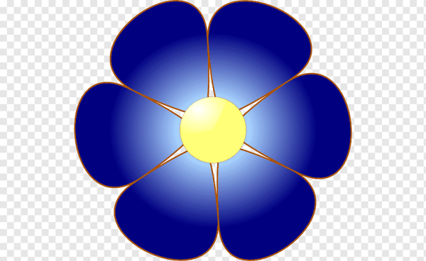 Синий цветок для детей