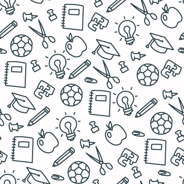 Поттерн со школьной тематикой