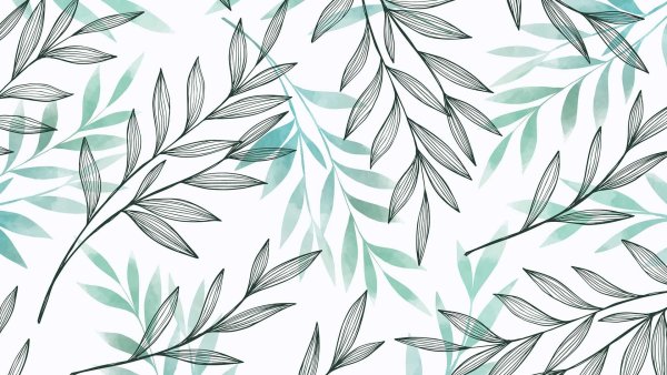 Орнамент листья