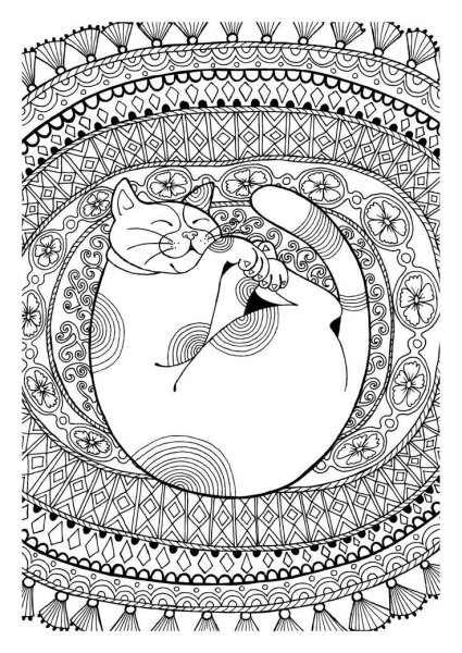 Раскраска релакс для детей