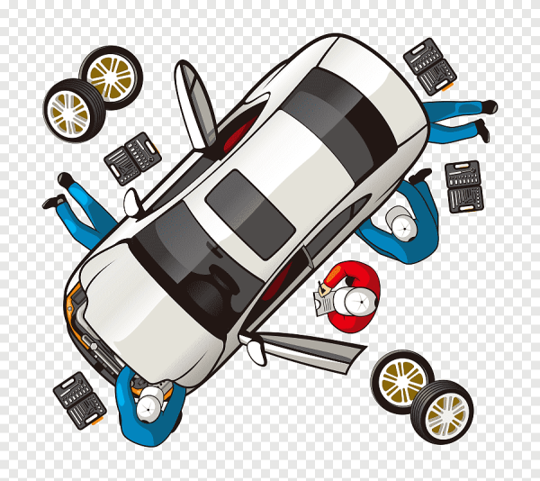 Техническая иллюстрация автомобиля