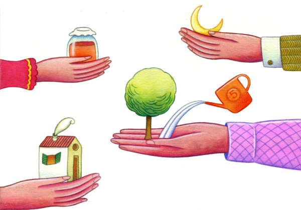 Рисунок на тему бартер