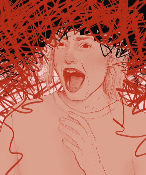 Паника иллюстрация