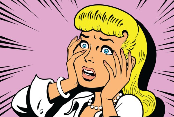 Лицо поп арт