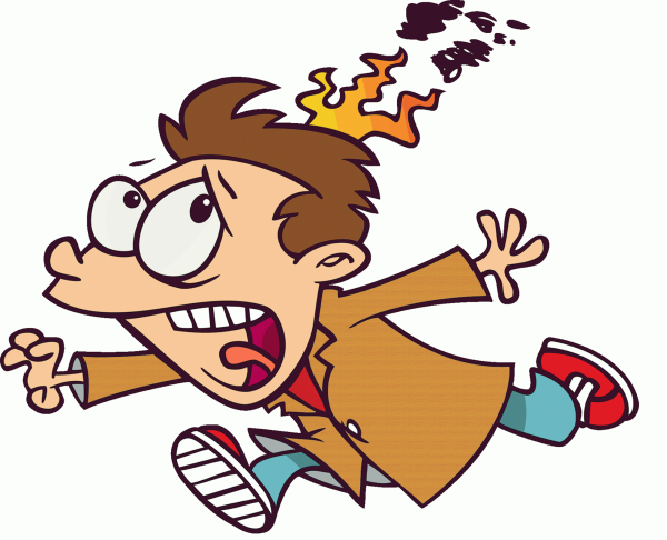 Паника иллюстрация