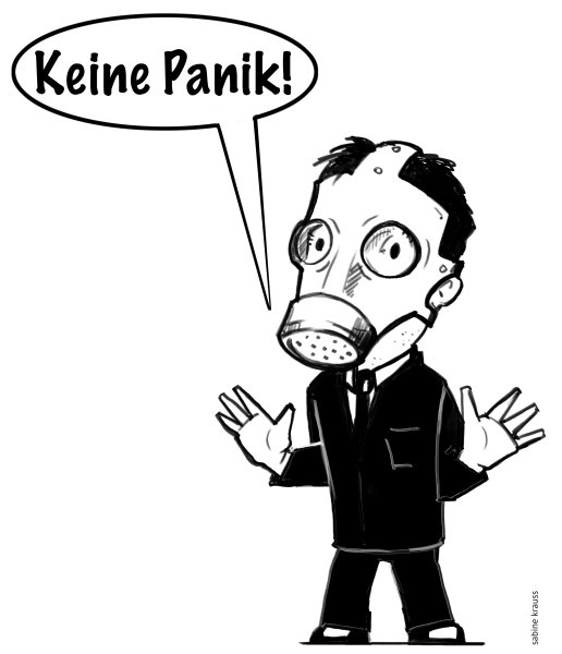 Паника надпись