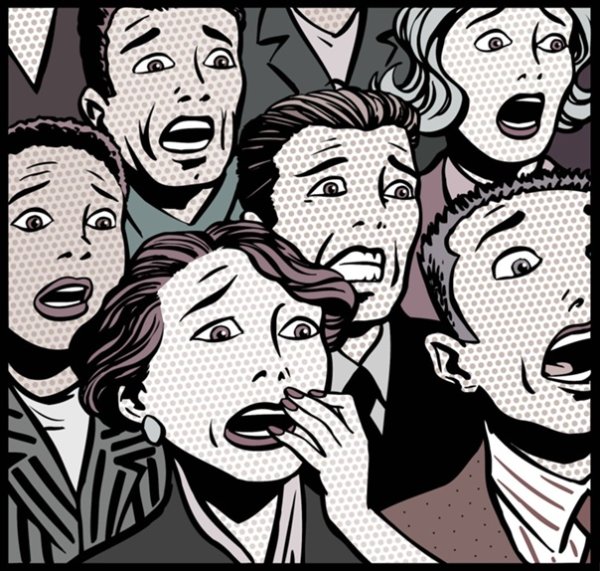 Удивленная толпа