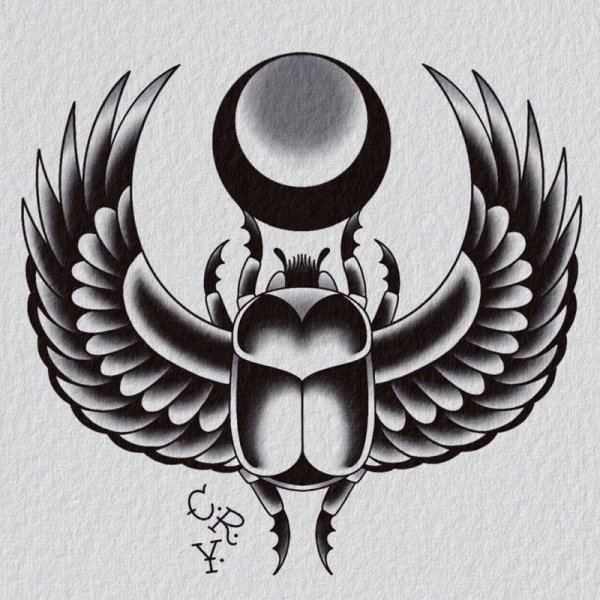 Жук скарабей Египет изо