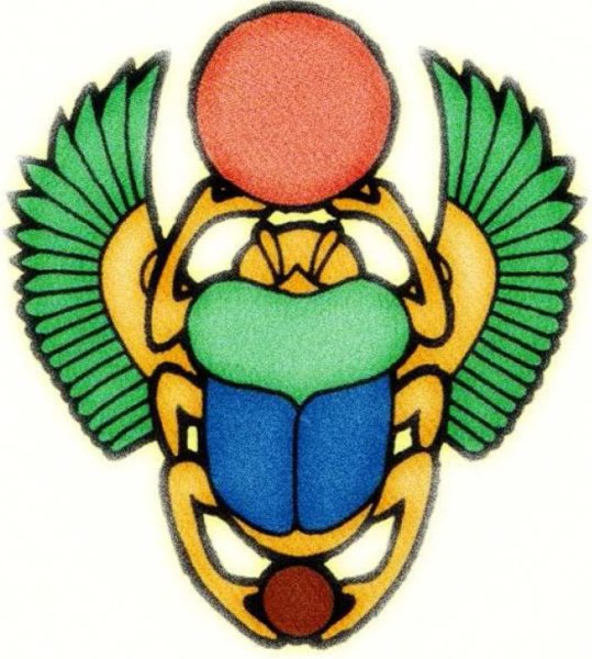 Жук скарабей Египетский символ