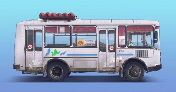 ПАЗ 3205 вид сбоку