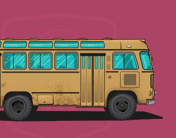 ПАЗ 672 вид сбоку