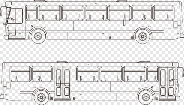 ПАЗ вектор сбоку