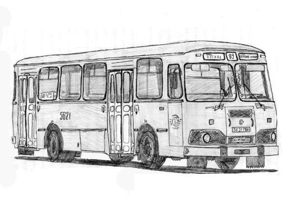 ЛИАЗ 677 рисунок