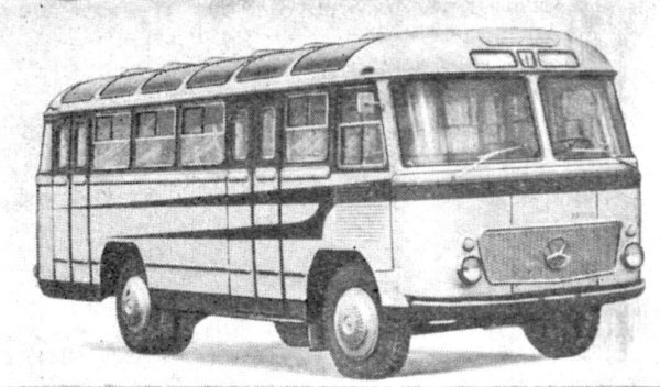 Раскраска ПАЗ 672