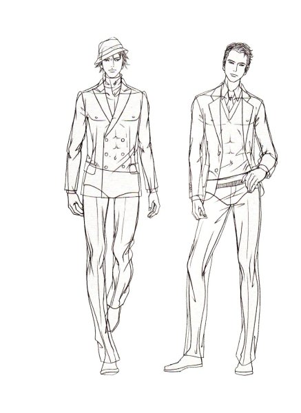 Мужская модель для рисования