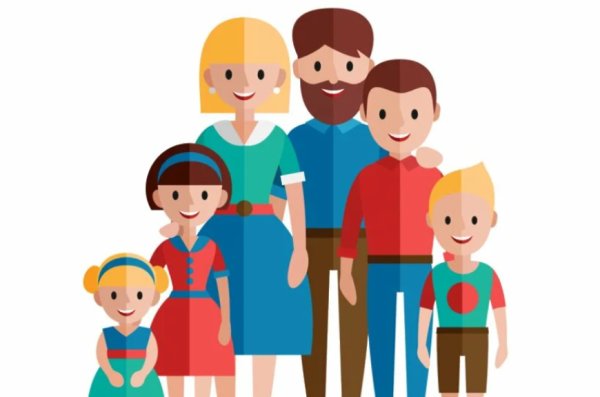 Семья вектор