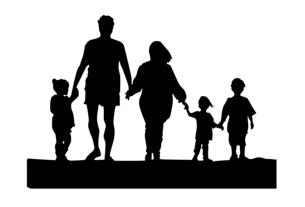 Семья силуэт