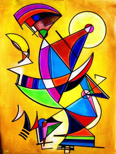 Кандинский картины кубизм