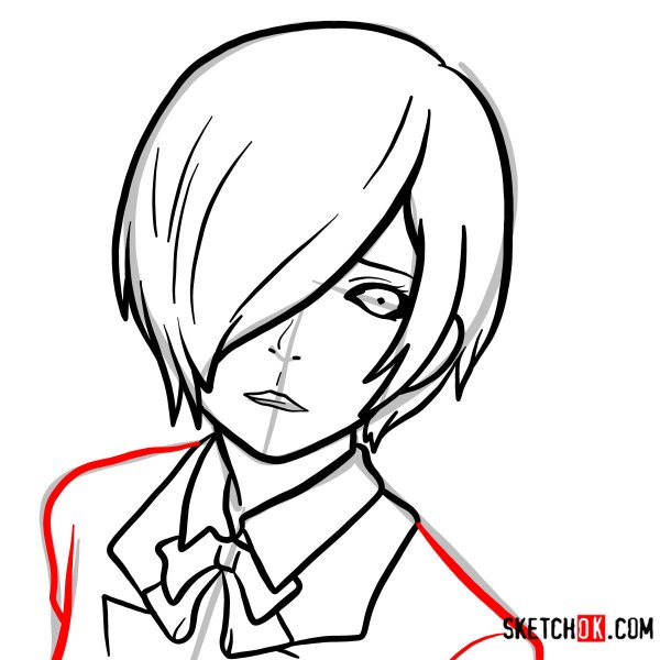 Токийский гуль Тоука скетч