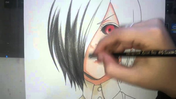 Токийский гуль тока для срисовки