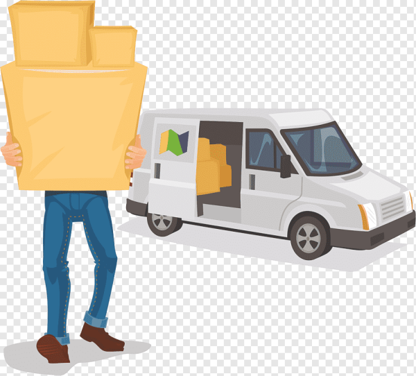 Курьер человечек