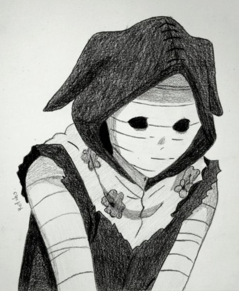 Аниме для срисовки в маске