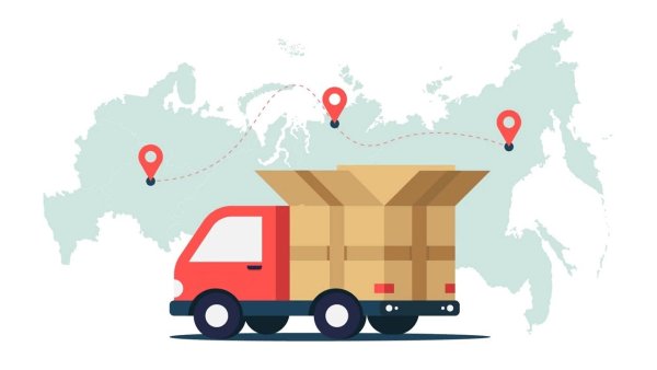 Доставка иллюстрация