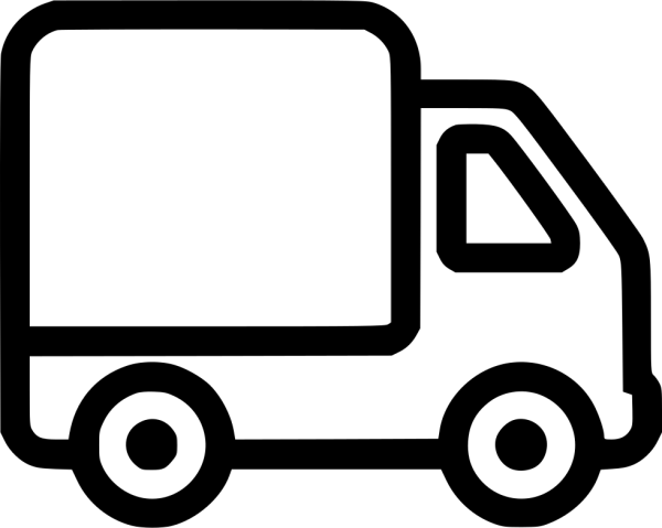 Машина доставки мультяшная