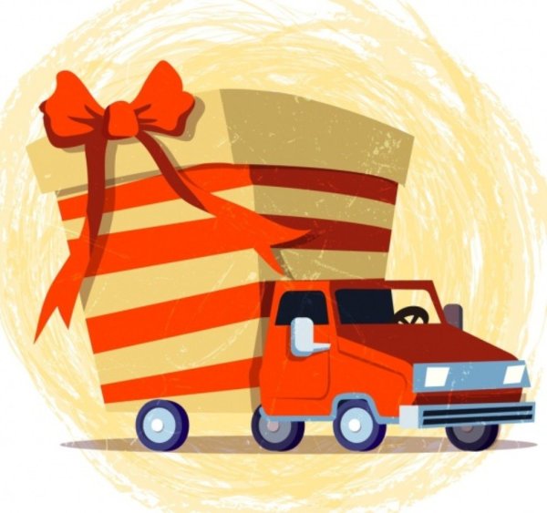 Доставка иллюстрация