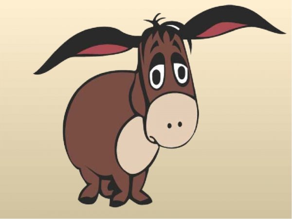 Мульт Винни пух ослик