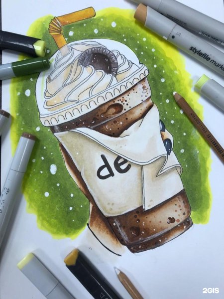 Рисунки профи маркерами