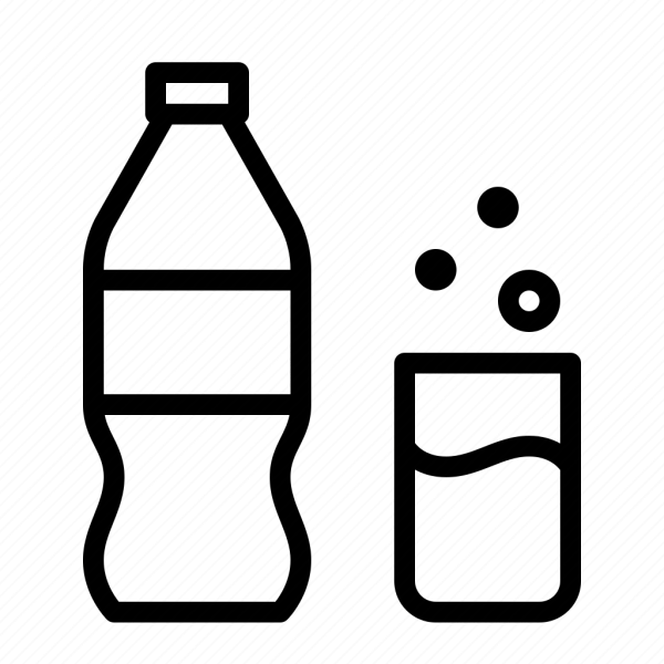 Бутылка газировки иконка