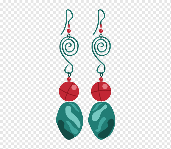 Нарисовать серьги