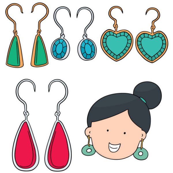 Сережки мультяшные