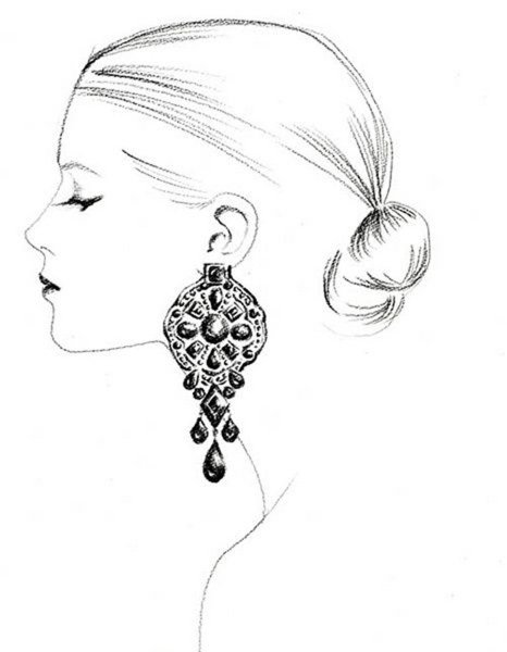 Раскраска серьги