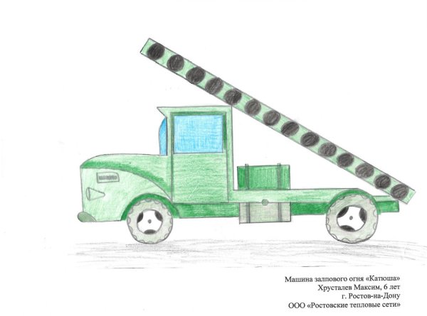 Катюша рисунок