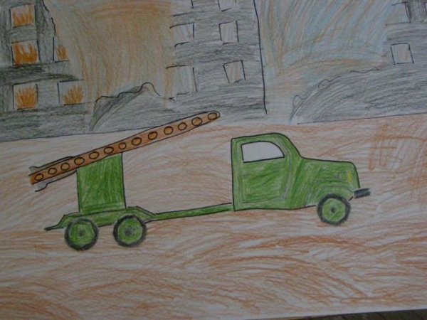 Как нарисовать Катюшу