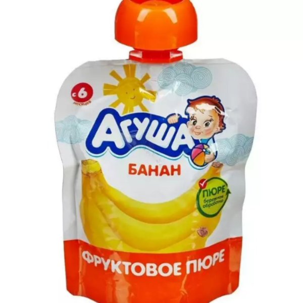 Пюре фруктовое Агуша я сам банан, 90г