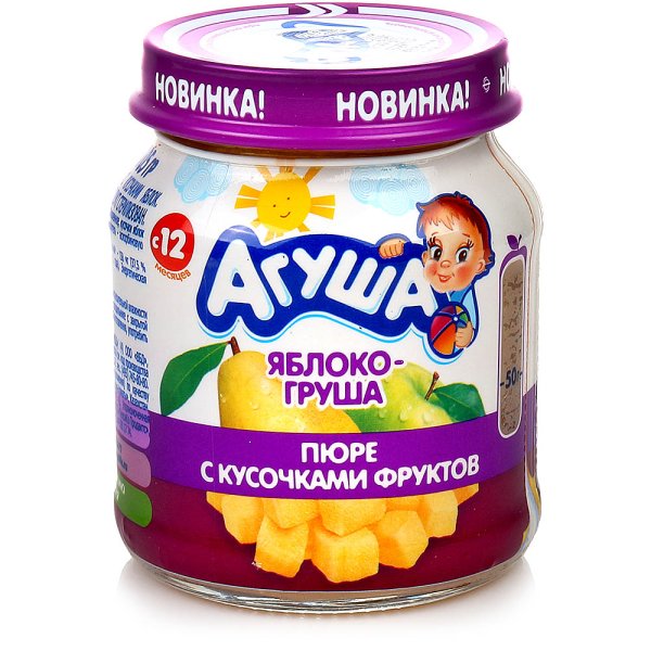 Агуша яблоко груша
