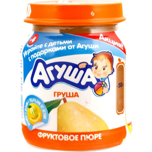 Пюре фруктовое Агуша 115 г груша