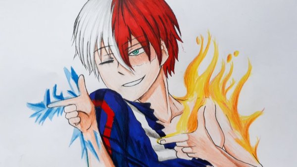 Ава Тодороки в чёрном