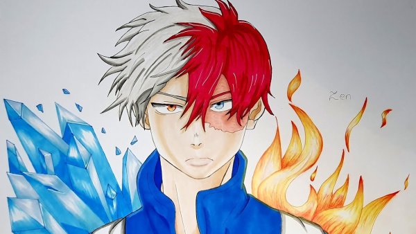 Тодороки шото рисовать