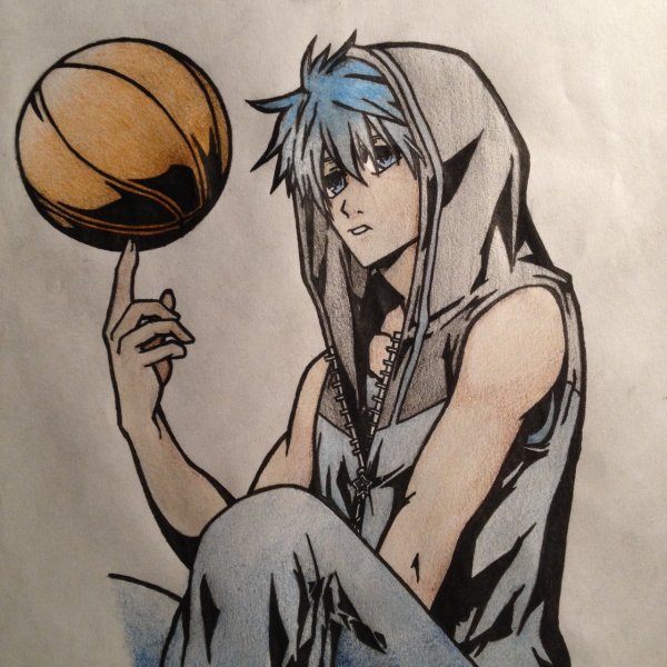 Нарисовать аниме баскетбол Куроко