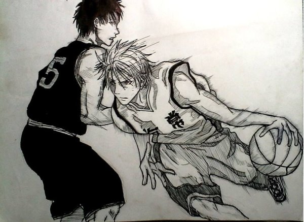 Баскетбол Куроко раскраска