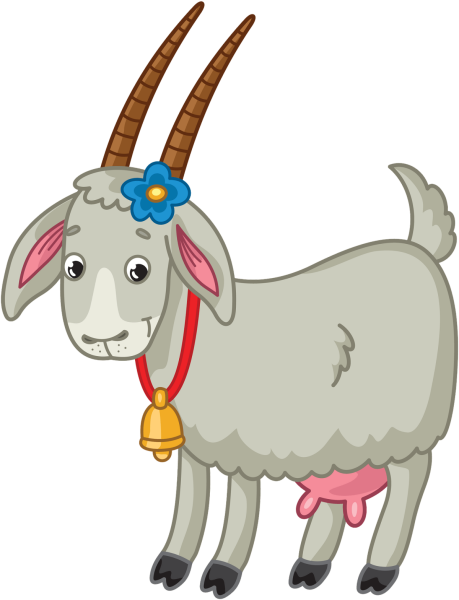 Коза рисунок